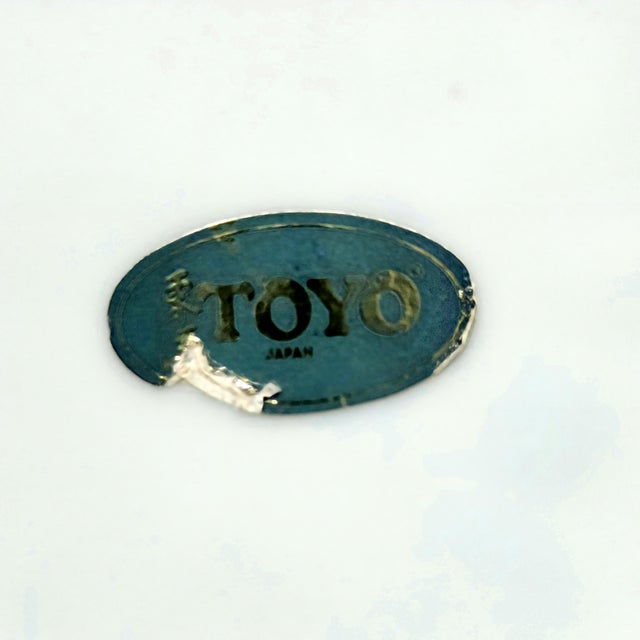 Ceramic Mid 20th Century Large Blue and White Japanese Porcelain Charger Plate For Sale - Image 7 of 8