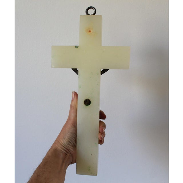 Vintage Marble Crucifix For Sale - Image 13 of 14