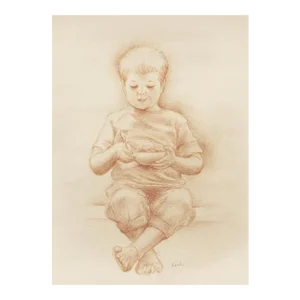 20th Century Large Original Signed Drawing by Earl