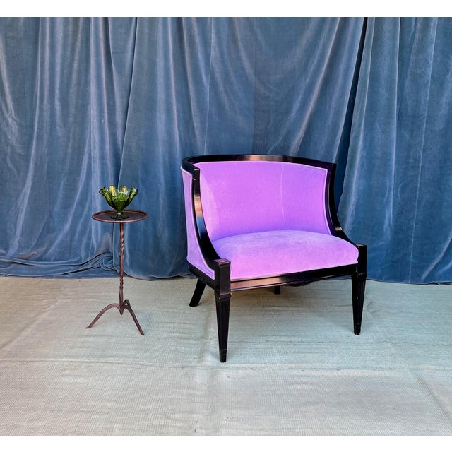 Mid-Century Modern Small Mid Century Modern Style Metal Drinks Table With Pointed Feet For Sale - Image 3 of 11