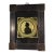 Verre Eglomise' Reverse Painted Silhouette, Continental, Circa 1830s to 40s For Sale