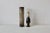Scandinavian Style Handcrafted Modern Faux Bamboo Gray Glass Vase For Sale - Image 11 of 14