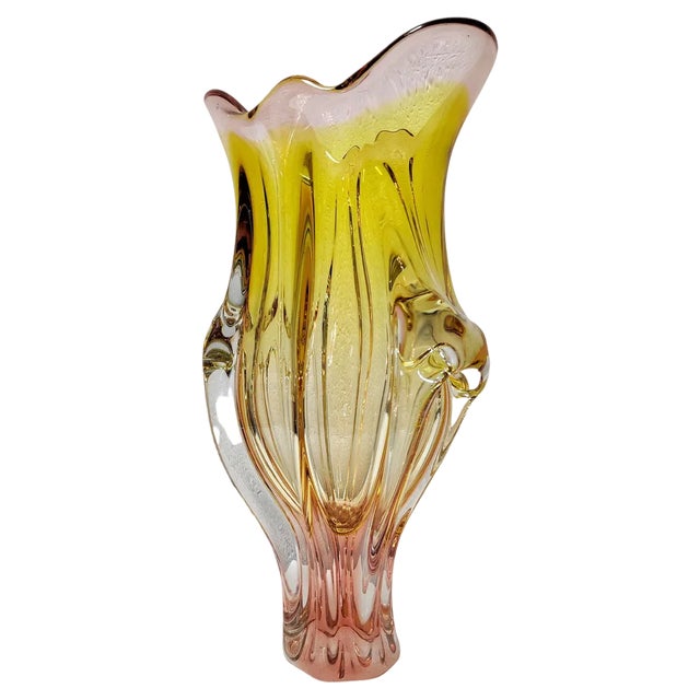 Mid-Century Modern Vase attributed to Josef Hospodka, Former Czechoslovakia, 1960s For Sale