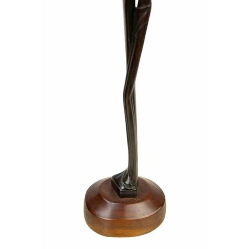 Unknown, Balinese Sculpture of Woman, 20th Century, Bronze For Sale - Image 4 of 5