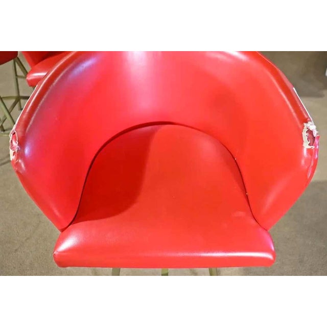 Mid 20th Century Mid 20th Century Six Tall Stools For Sale - Image 5 of 8