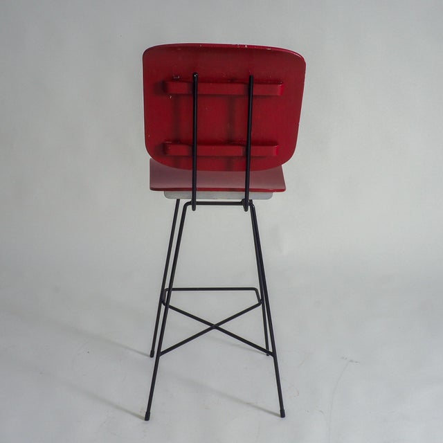 Modern Bar Stool by Coen De Vries for Everest, 1950s For Sale - Image 10 of 18