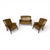 Olive Leather Chairs and Sofa in Moss Green by Parker Knoll, 1960, Set of 3 For Sale - Image 8 of 16