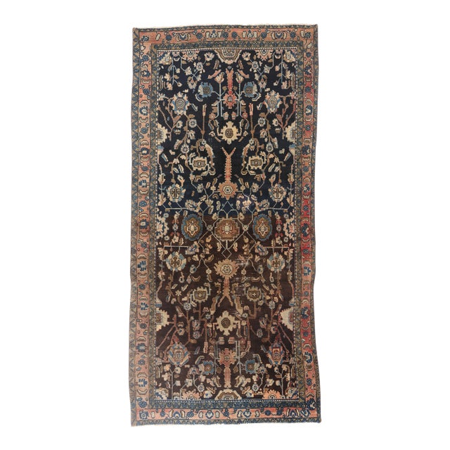 Late 19th Century Persian Malayer Rug, 5’02 X 11’00 For Sale