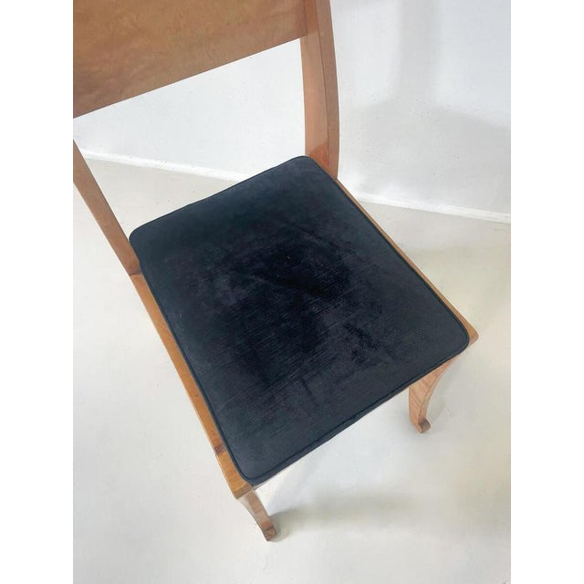 15th Century & Earlier Russian Chairs in Birch Veneer, Early 19th Century, Set of 4 For Sale - Image 5 of 10