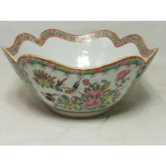 Chinese Famille Rose Porcelain Bowl For Sale - Image 9 of 12