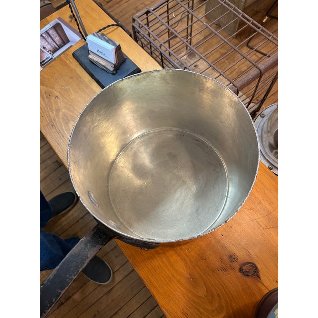 1900 - 1909 Very Large Antique E Cooper & Sons Copper Pot For Sale - Image 5 of 15