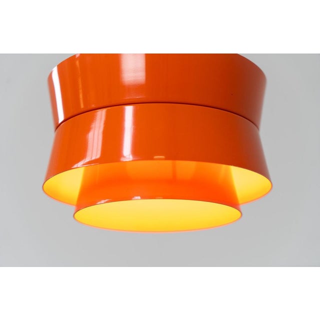 Orange Colorful Trava Pentant Light by Carl Thore For Sale - Image 8 of 12