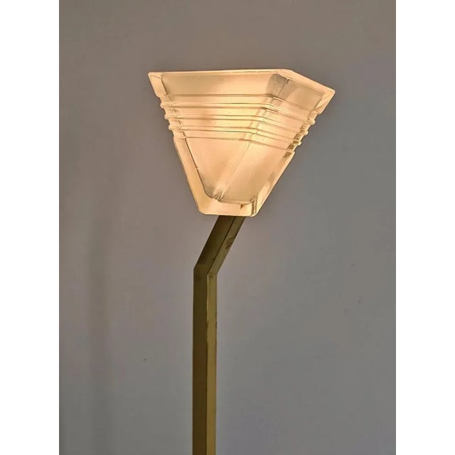 Mid-Century Modern Brass Floor Lamp from Peill & Putzler, 1970s For Sale - Image 8 of 14