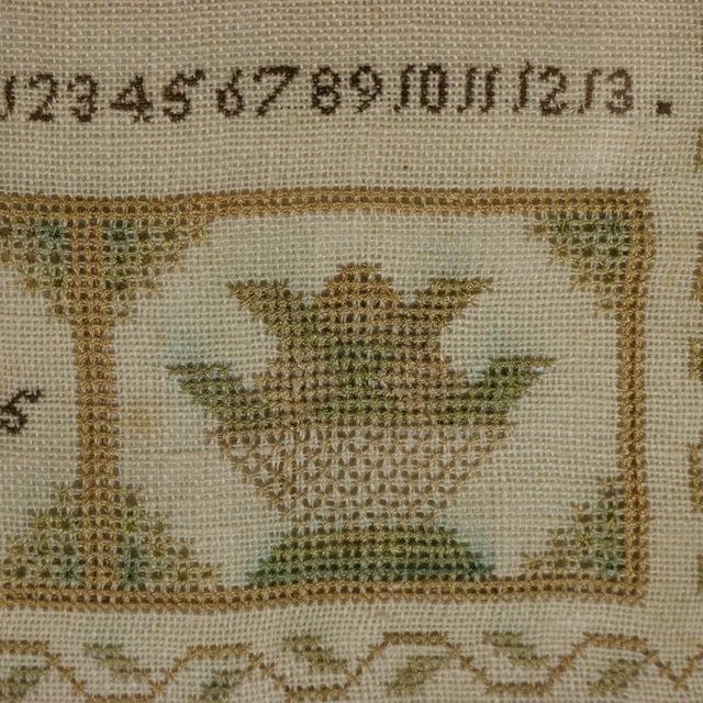 Victorian Norfolk Sampler, 1845, by Ej White For Sale - Image 10 of 10