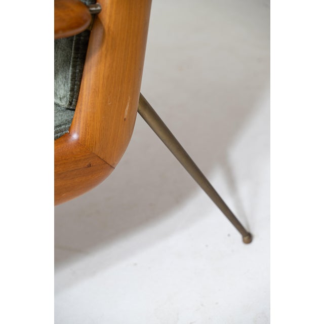 Metal Boomerang Lounge Chair by Peter Hvidt & Orla Møgaard-Nielsen, 1990s For Sale - Image 7 of 17