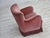 Danish Armchair in Pink Velour and Oak, 1960s For Sale - Image 15 of 18