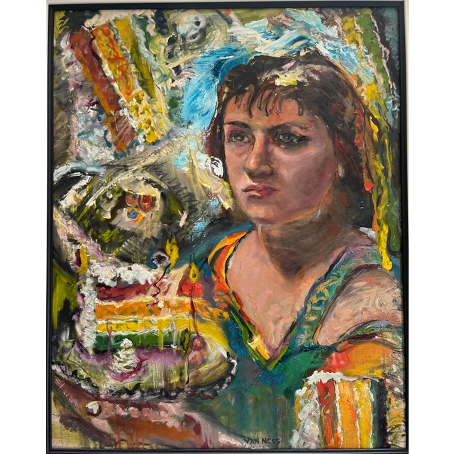"Let Them Eat Cake", Original Oil Paintings, by Van Ness For Sale - Image 11 of 11