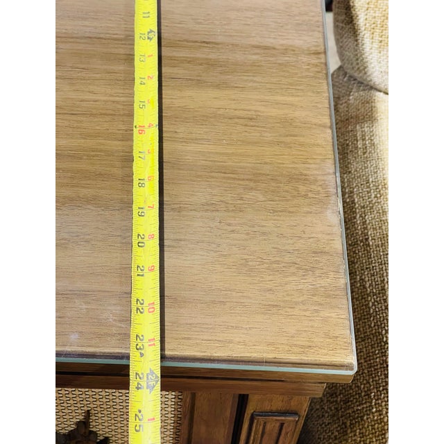 1960s Vintage Chinese Carved Wood Sideboard Buffet Server Ricardo Lynn & Co For Sale - Image 12 of 12