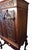 Antique Italian Renaissance Revival Walnut Marble Hutch China Liquor Cabinet Bar For Sale - Image 9 of 16