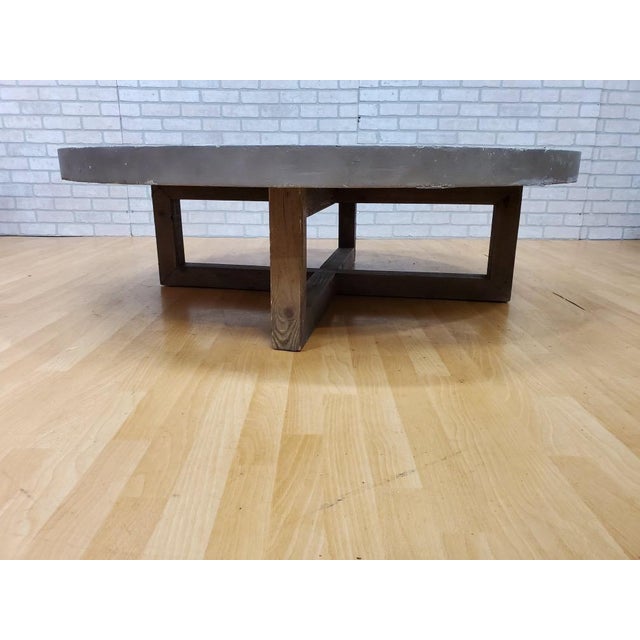 Restoration Hardware Heston Round Coffee Table Chairish