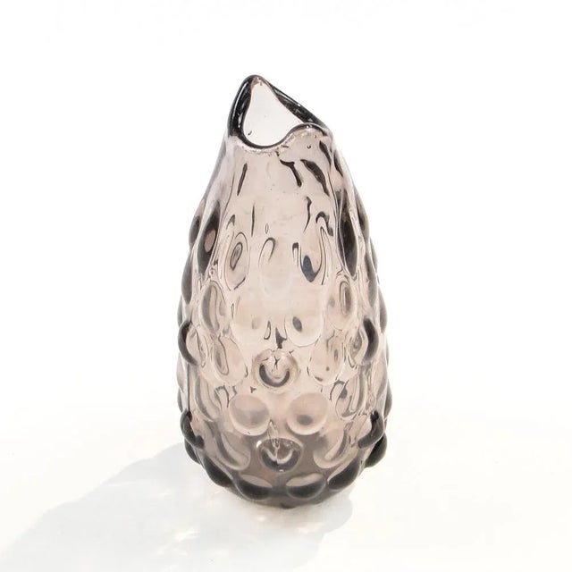 1970s Little Bean Vase by Jan Sylwester Drost for Ząbkowice Glassworks, 1970s For Sale - Image 5 of 9