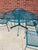 1960s Woodard Wrought Iron Patio Radar Atomic Set Table 4 Chairs, Attributed For Sale In Chicago - Image 6 of 11