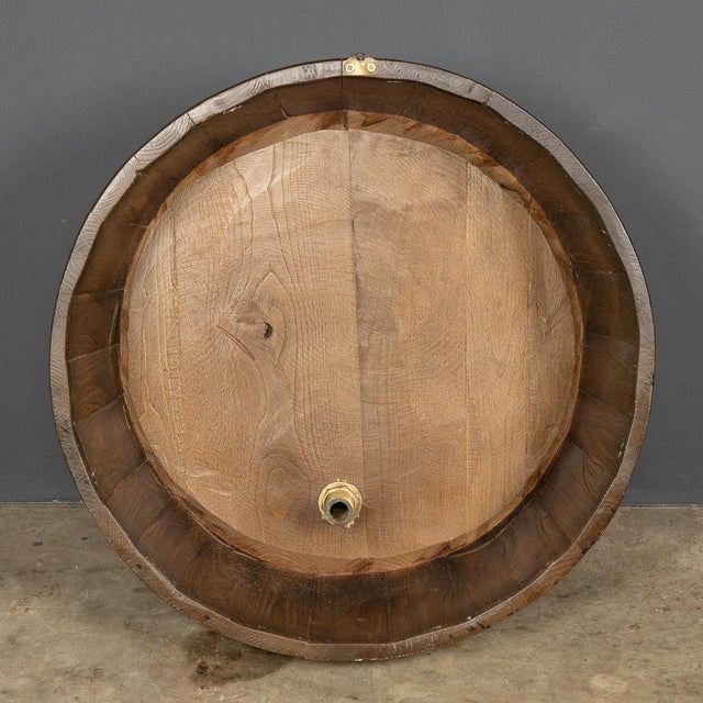 20th Century Barrel Framed Watts Tyrconnell Whisky Advertising Mirror, 1900s For Sale - Image 3 of 16