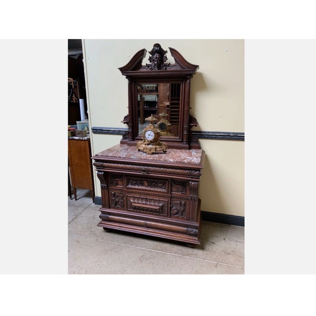 Age: circa 1880 Wood type: solid and veneered walnut Condition: very good, meticulously maintained, fully restored...