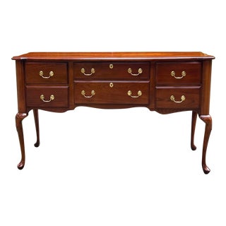Harden Furniture Solid Cherry Queen Anne Sideboard - Newly Refinished For Sale