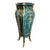Louis XV Pedestal Stand in Bottle Green With Bronze Ormolu & Gilded Details For Sale