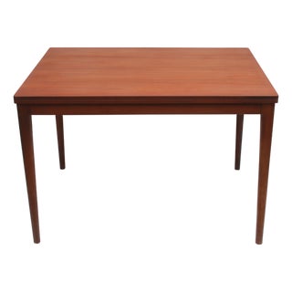 Extendable Dining Table with Swivel-Folding Mechanism in Teak, 1965 For Sale