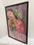 Figurative Vibrant Colorful Framed Print of a Woman With a Green Parrot For Sale - Image 3 of 8
