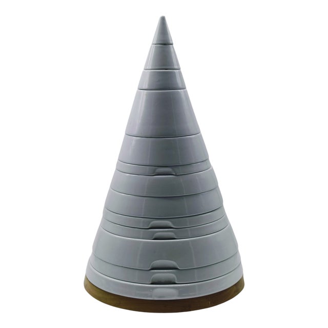 Cono Tableware Set by Ambrogio Pozzi for Pierre Cardin, Italy, 1970s, Set of 13 For Sale