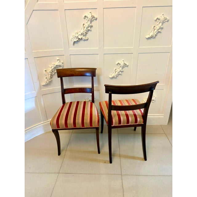 Antique Regency Mahogany Dining Chairs, 1830, Set of 8 For Sale - Image 17 of 18