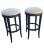 Textile Ethan Allen Swivel Asher Bar Stool For Sale - Image 7 of 12
