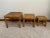 Boho Chic Vintage Burnt Bamboo Nesting Plant Stands / Tables - Set of 3 For Sale - Image 3 of 12