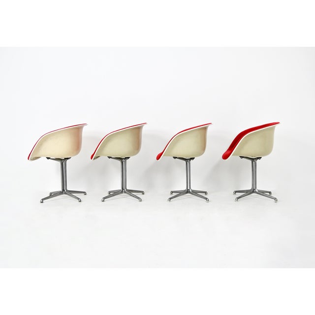La Fonda Chairs by Charles & Ray Eames for ICF, 1960s, Set of 4 For Sale - Image 6 of 12