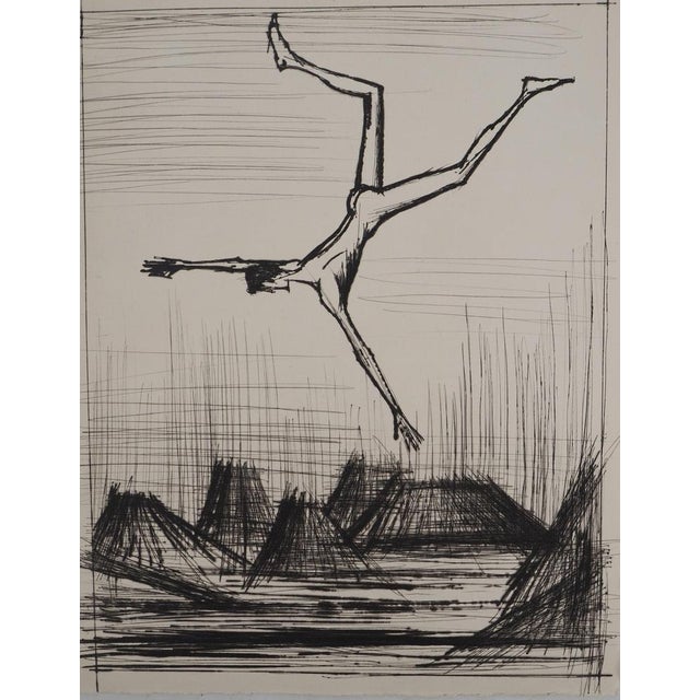 Bernard BUFFET: The Arrival of Cyrano, Original Engraving For Sale - Image 6 of 6