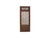 Traditional Vintage Dark Brown Geometric Lattice Rectangular Wood Panel For Sale - Image 3 of 9