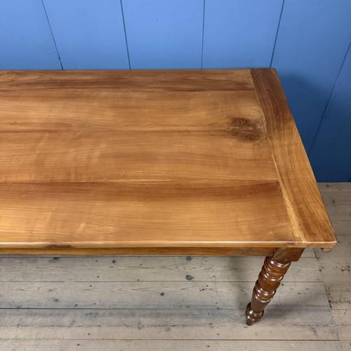 Wood French Dining Table in Cherry Wood For Sale - Image 7 of 18