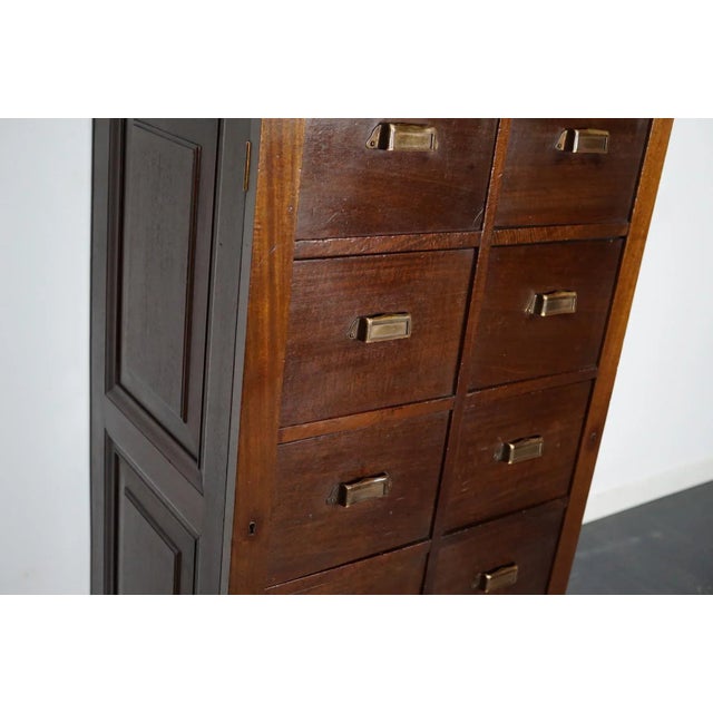 Dutch Mahogany Bank of Drawers, 1930s For Sale - Image 5 of 18