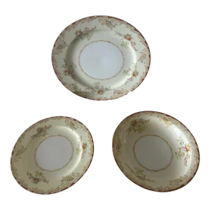 1950s Vintage Empress China Dish Set- 3 Pieces