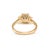 Metal 14k Yellow Gold Igi 3.03ctw Emerald Trapezoid Lab Grown Diamond Engagement Ring, Size 8 For Sale - Image 7 of 9
