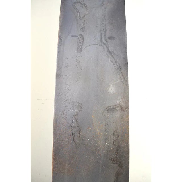 Metal Steel Braced Shelf by Wolfgang Laubersheimer for Pentagon, 1980s For Sale - Image 7 of 11