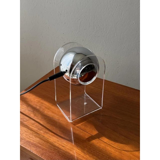 Late 20th Century Vintage Space Age Table Lamp by Gino Sarfatti, 1970s For Sale - Image 5 of 11