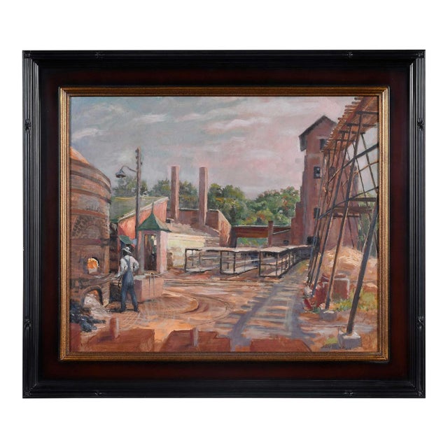 Mid 20th Century Impressionist John Thomason Painting For Sale
