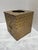 1960s Vintage Midcentury 1960s Brass Textured Tissue Box Cover For Sale - Image 5 of 8