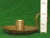 Early 20th Century Pair Arts & Crafts Copper Candle Holders, Hand Hammered For Sale - Image 6 of 9
