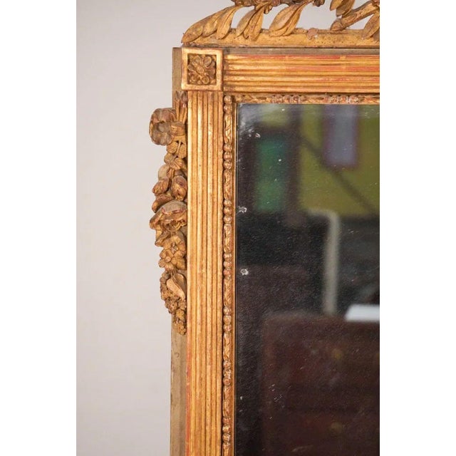 Rococo Fine Antique Continental Giltwood Mirror, Circa 1850 For Sale - Image 3 of 6