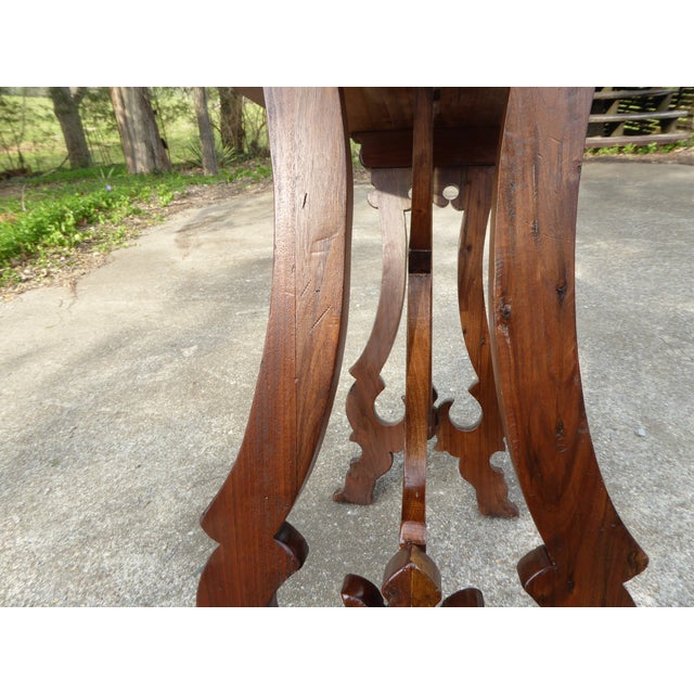 Antique Spanish Console / Demilune For Sale In Nashville - Image 6 of 8